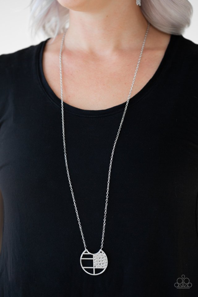 Abstract Aztec - Silver - Paparazzi Necklace Image