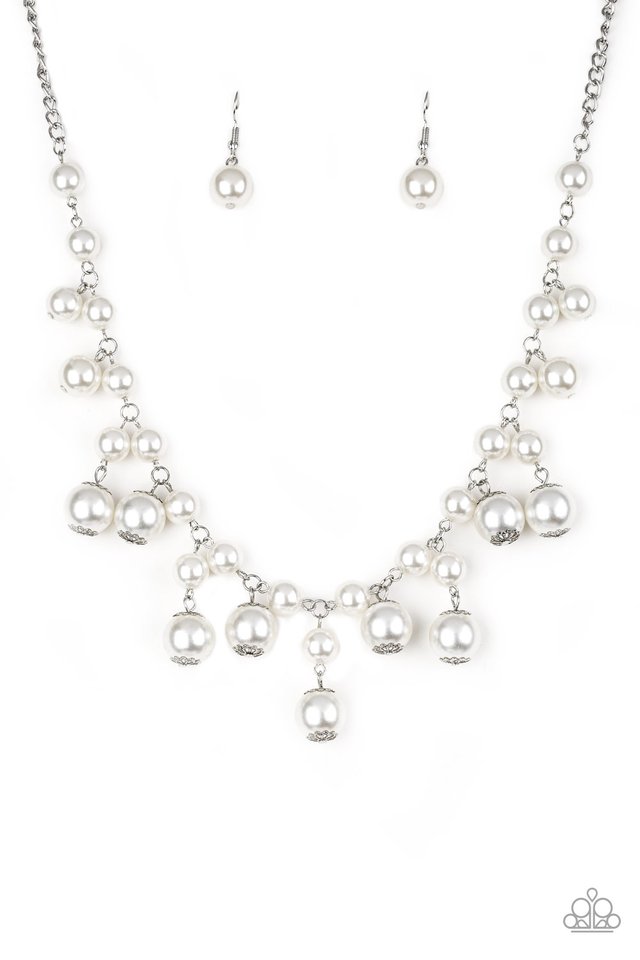 Soon To Be Mrs. - White - Paparazzi Necklace Image