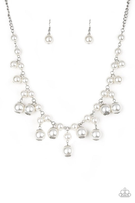 Soon To Be Mrs. - White - Paparazzi Necklace Image
