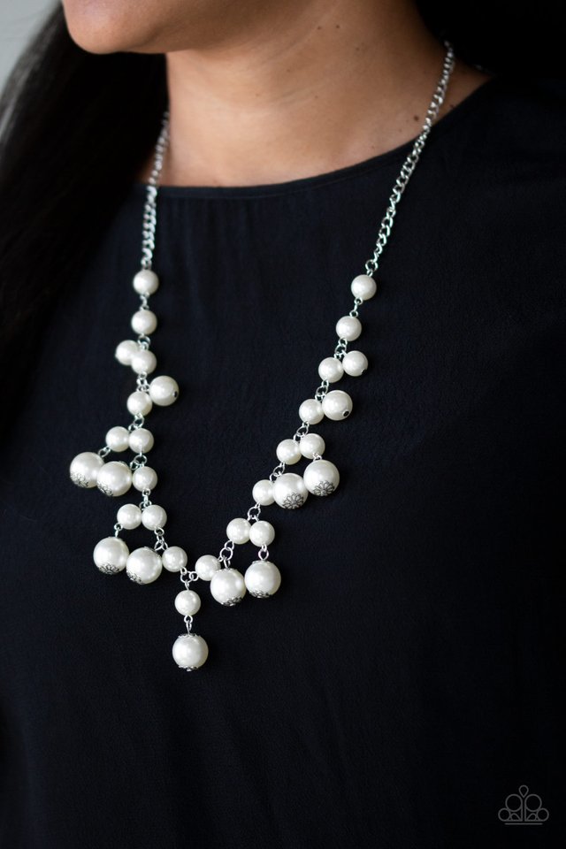 Soon To Be Mrs. - White - Paparazzi Necklace Image