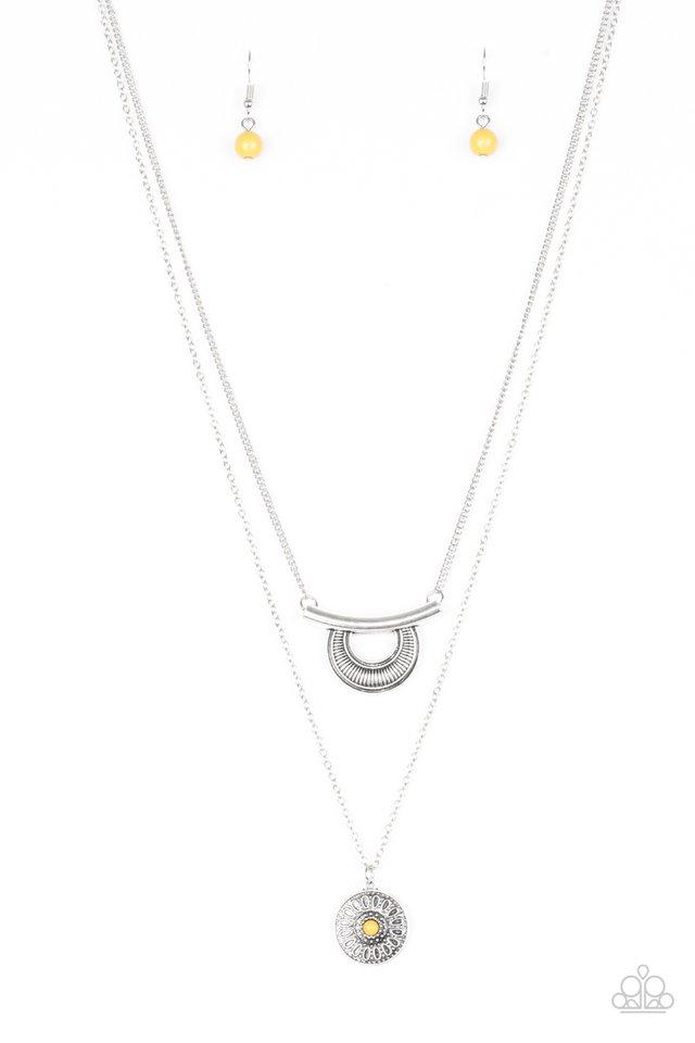 Paparazzi Necklace ~ Gypsy Go-Getter - Yellow