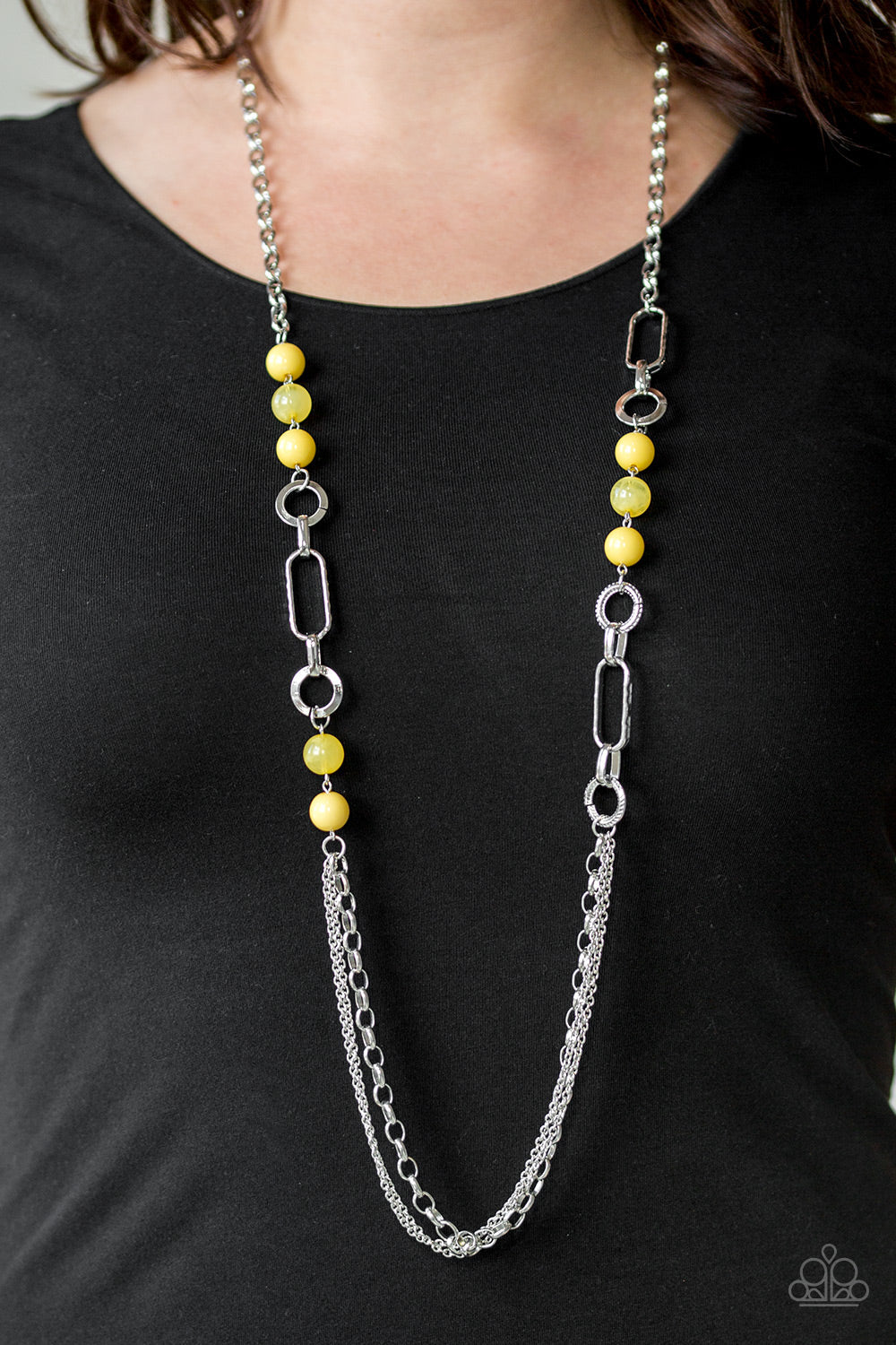 Paparazzi Necklace ~ CACHE Me Out - Yellow