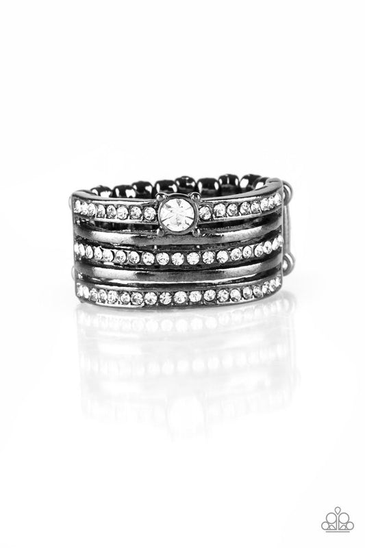 The Dealmaker - Black - Paparazzi Ring Image