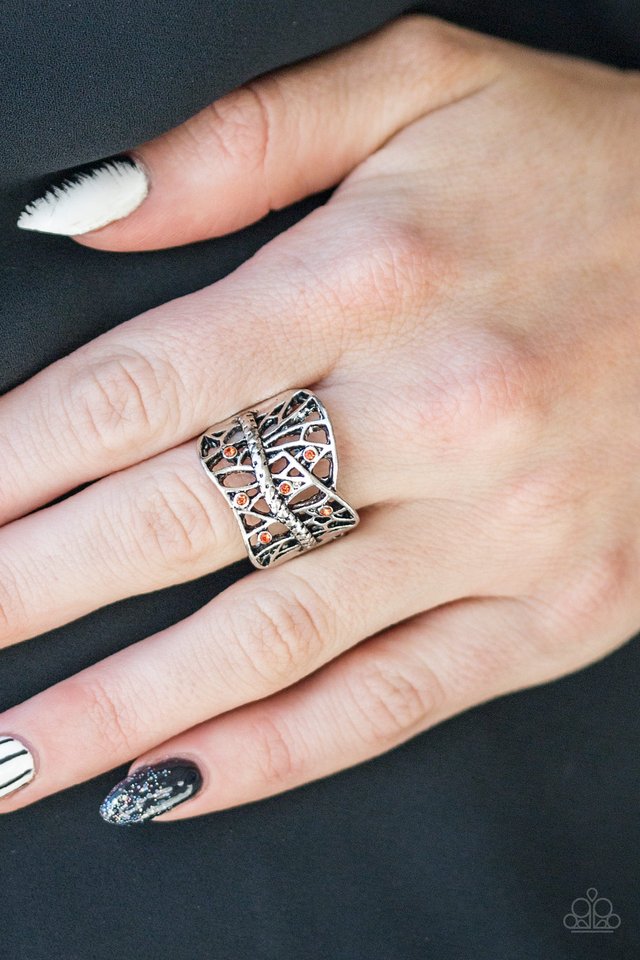 Stage Struck - Orange - Paparazzi Ring Image