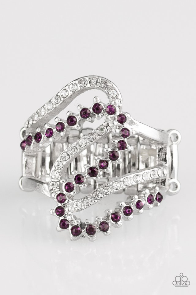 Make Waves - Purple - Paparazzi Ring Image