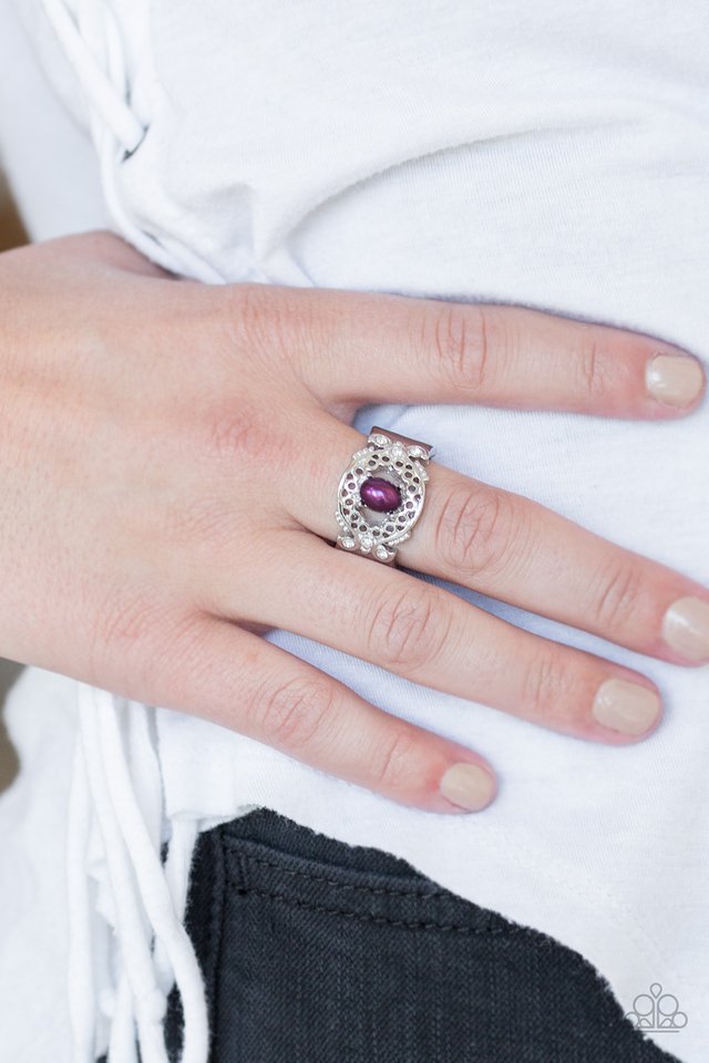 Mod Modest - Purple - Paparazzi Ring Image