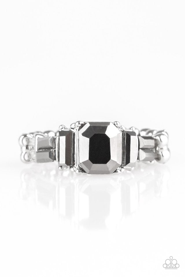 Born To Rule - Silver - Paparazzi Ring Image