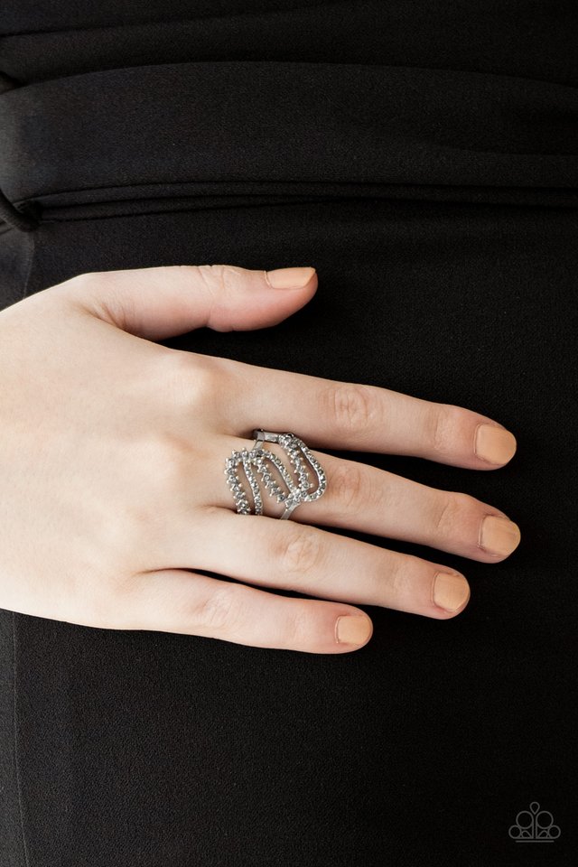 Make Waves - Silver - Paparazzi Ring Image
