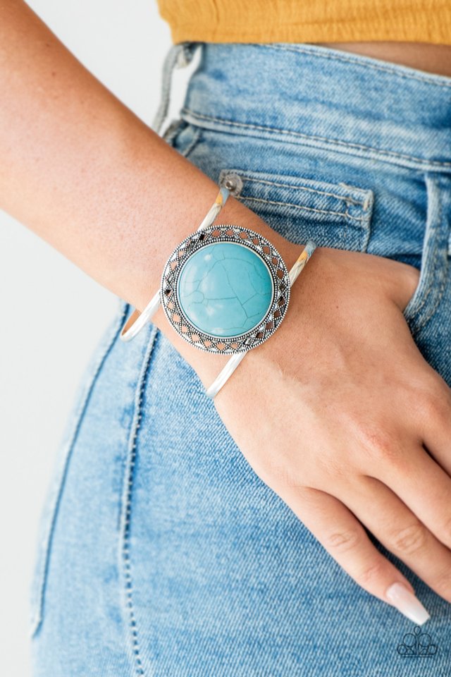 RODEO Rage - Blue - Paparazzi Bracelet Image