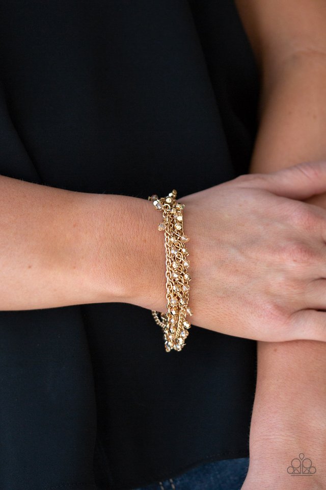 Cash Confidence - Gold - Paparazzi Bracelet Image