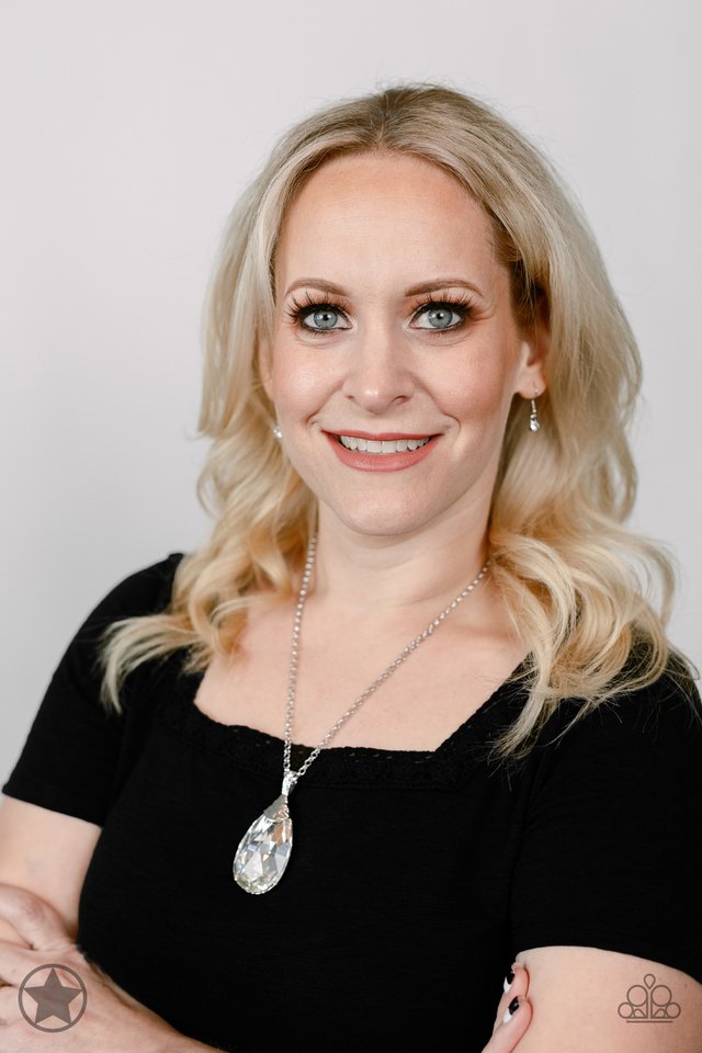 Spellbinding Sparkle - White - Paparazzi Necklace Image