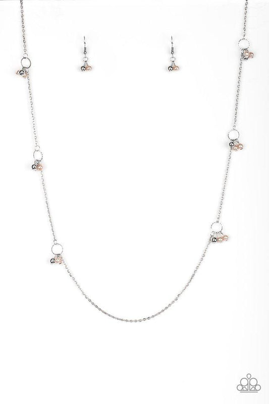 Paparazzi Necklace ~ House Party Posh - Brown