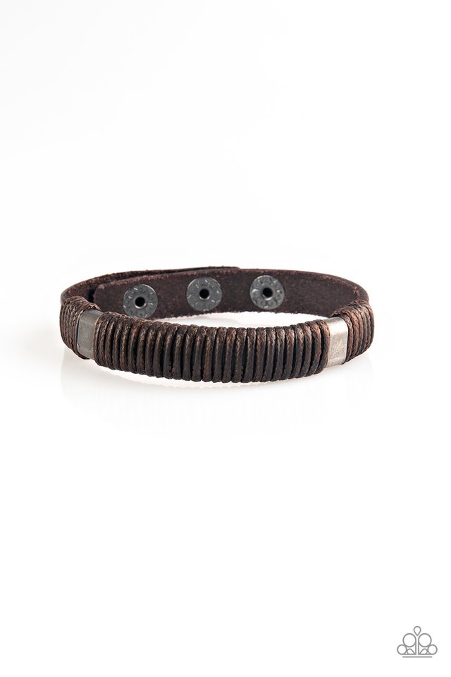 What Happens On The Road... - Brown - Paparazzi Bracelet Image