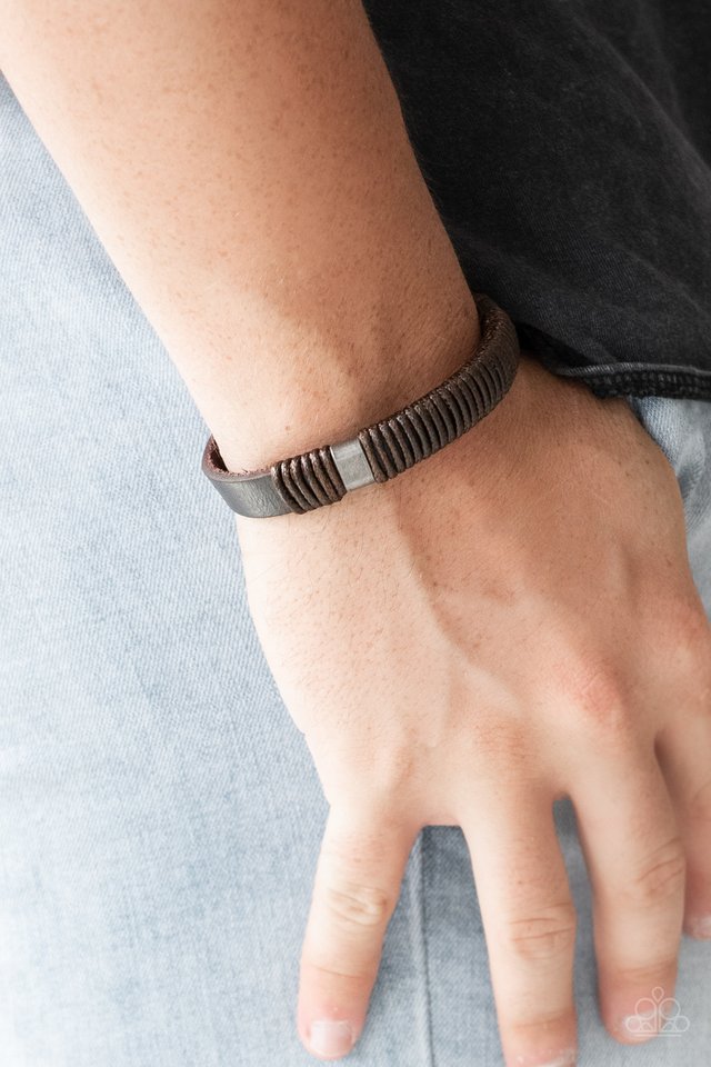 What Happens On The Road... - Brown - Paparazzi Bracelet Image