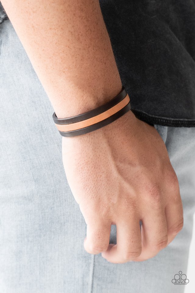 Plain View - Brown - Paparazzi Bracelet Image