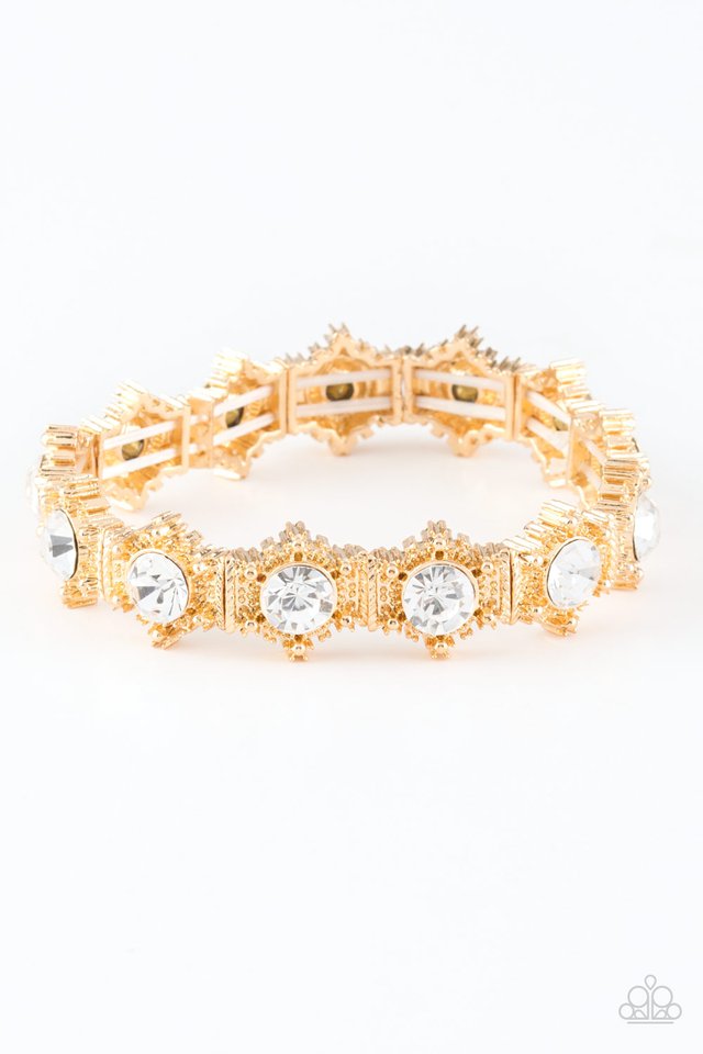 Strut Your Stuff - Gold - Paparazzi Bracelet Image