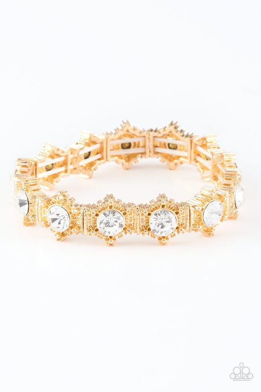 Strut Your Stuff - Gold - Paparazzi Bracelet Image