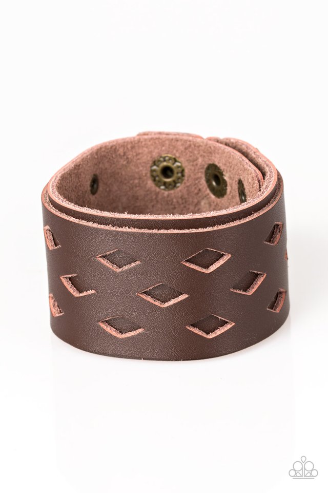 Bucking Bronco - Brown - Paparazzi Bracelet Image