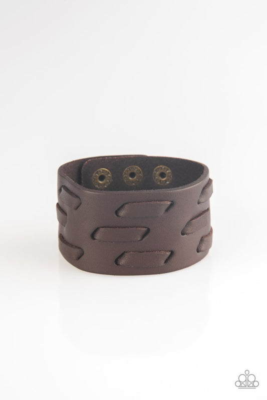 Be Your Own HUNTSMAN - Brown - Paparazzi Bracelet Image