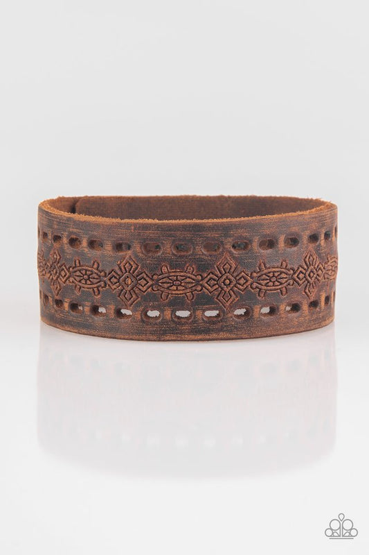 Make The WEST Of It - Brown - Paparazzi Bracelet Image