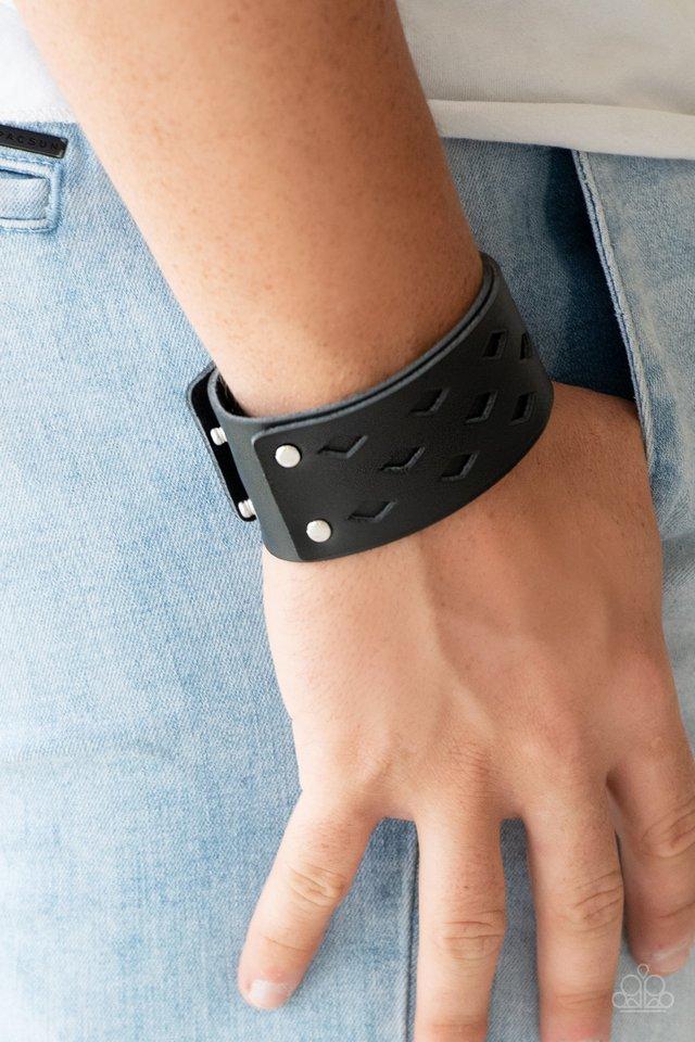 Paparazzi Bracelet - Bucking Bronco -Black