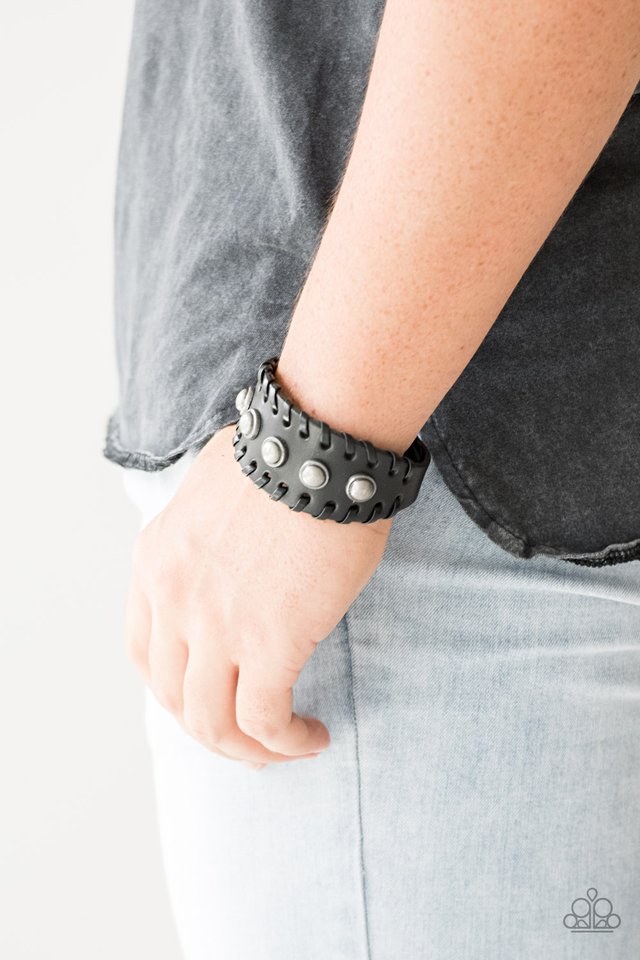 Urban Cowboy - Black - Paparazzi Bracelet Image