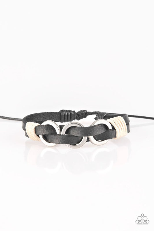Off-Road Tourist - Black - Paparazzi Bracelet Image