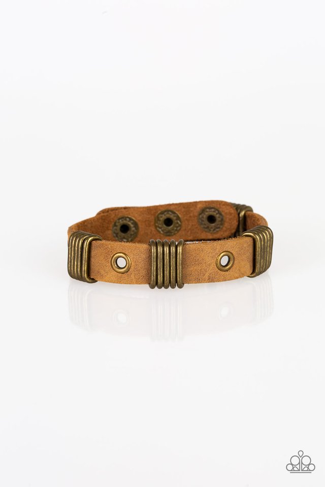 Plainly Pirate - Brown - Paparazzi Bracelet Image