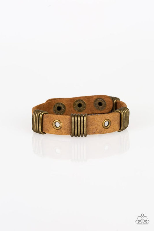 Plainly Pirate - Brown - Paparazzi Bracelet Image