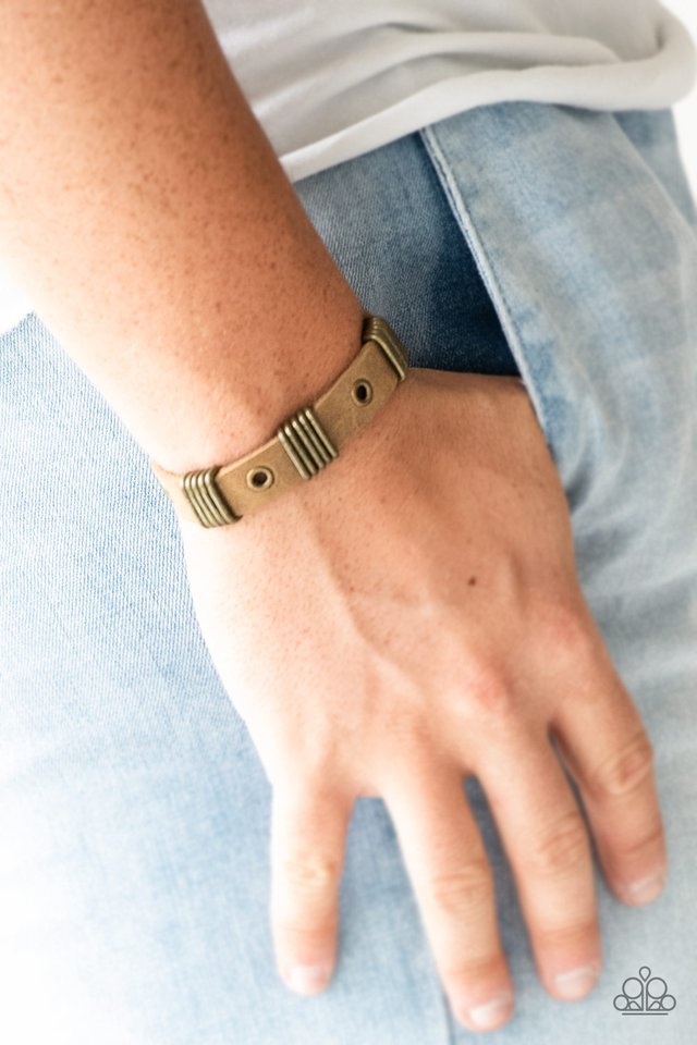 Plainly Pirate - Brown - Paparazzi Bracelet Image