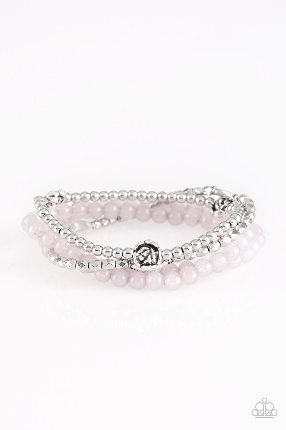 Paparazzi Bracelet ~ Blooming Buttercups - Silver