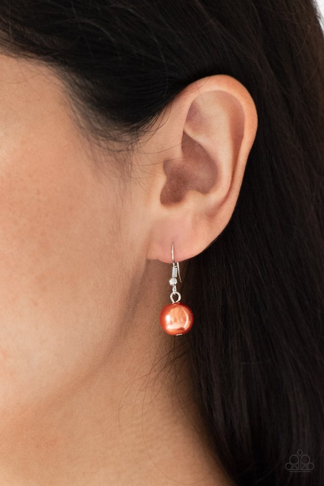 All About Me - Orange - Paparazzi Necklace Image