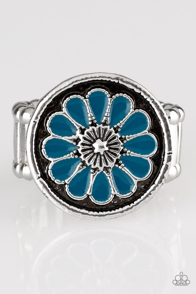 Garden View - Blue - Paparazzi Ring Image
