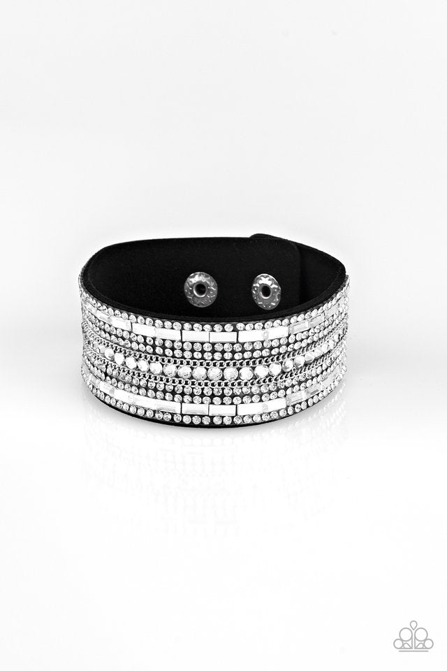 Rebel Radiance - Black - Paparazzi Bracelet Image