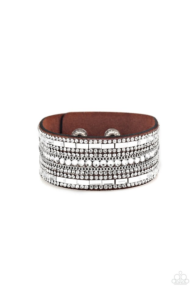Rebel Radiance - Brown - Paparazzi Bracelet Image