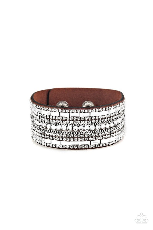 Rebel Radiance - Brown - Paparazzi Bracelet Image