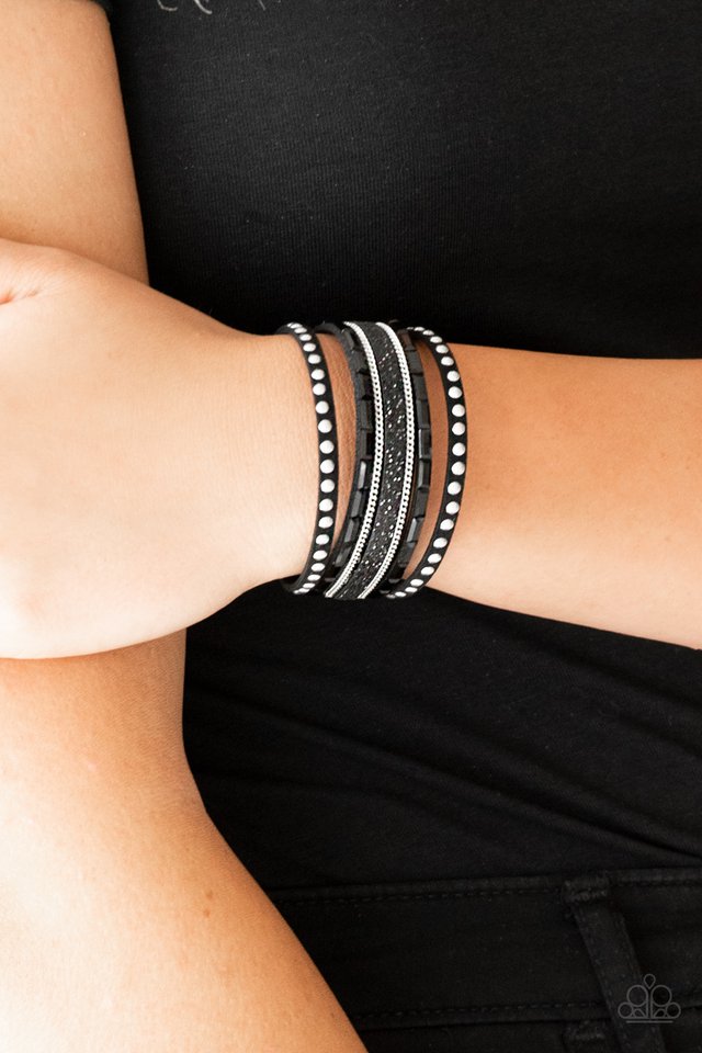 Seize The Sass - Black - Paparazzi Bracelet Image