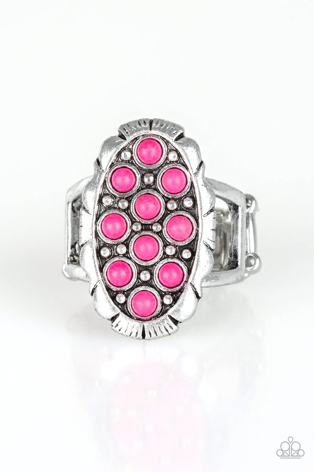 Cactus Garden - Pink - Paparazzi Ring Image