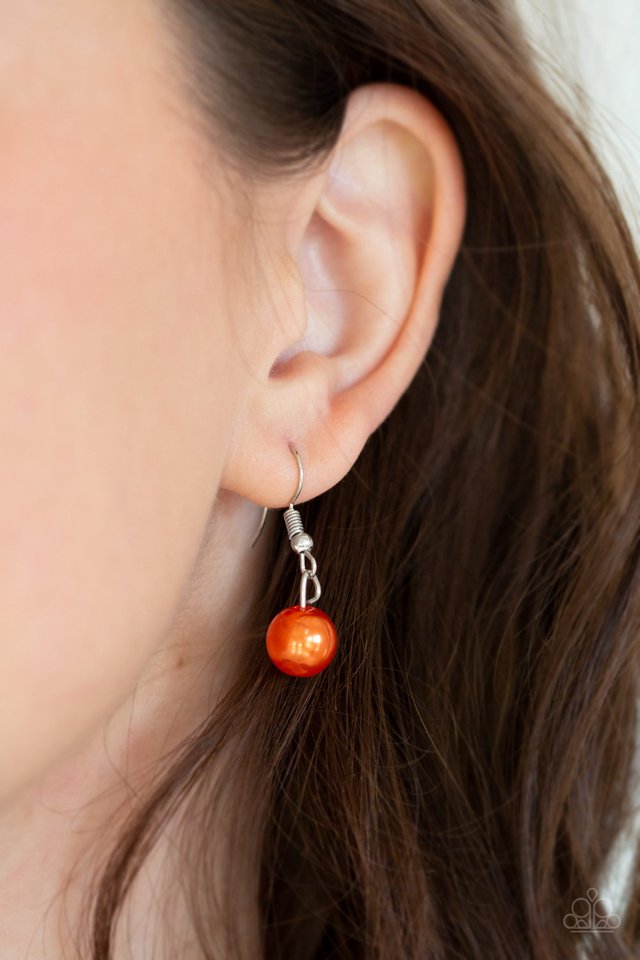 Rockin Rockette - Orange - Paparazzi Necklace Image