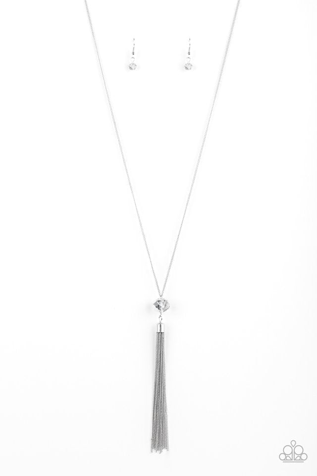 Socialite of the Season - Silver - Paparazzi Necklace Image