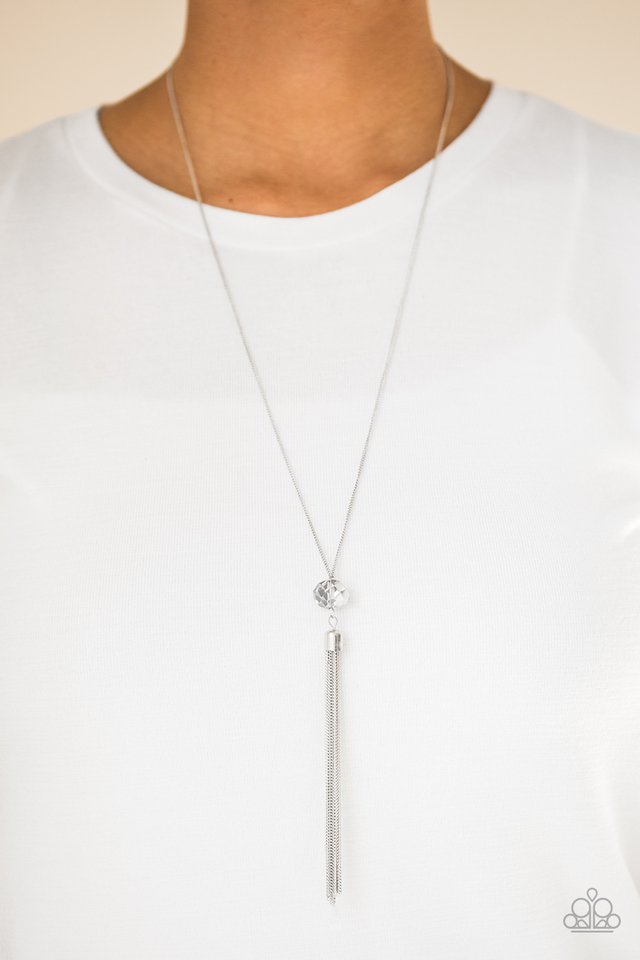 Socialite of the Season - Silver - Paparazzi Necklace Image