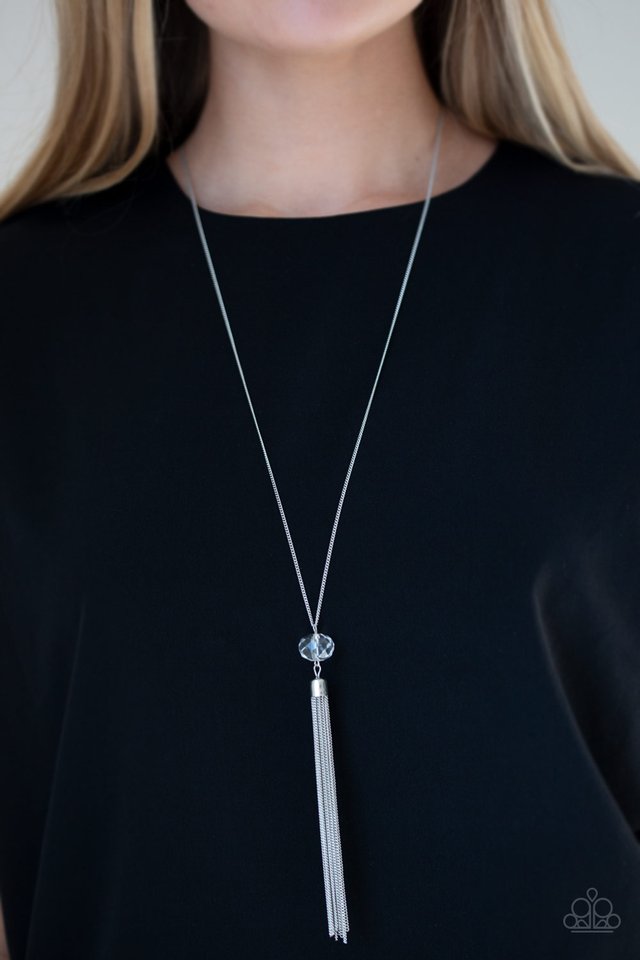 Socialite Of The Season - White - Paparazzi Necklace Image