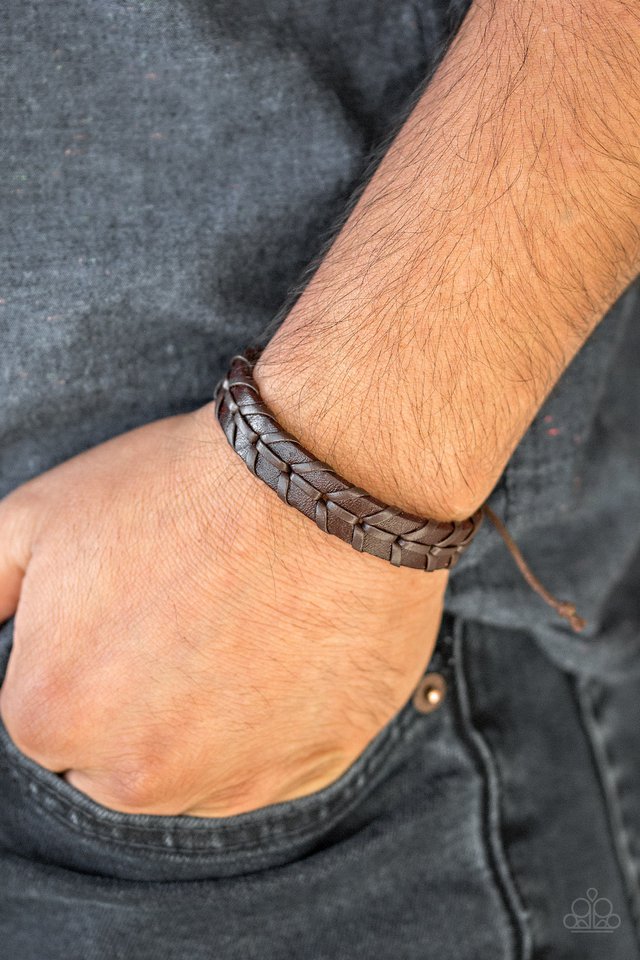 Navy Nautical - Brown - Paparazzi Bracelet Image