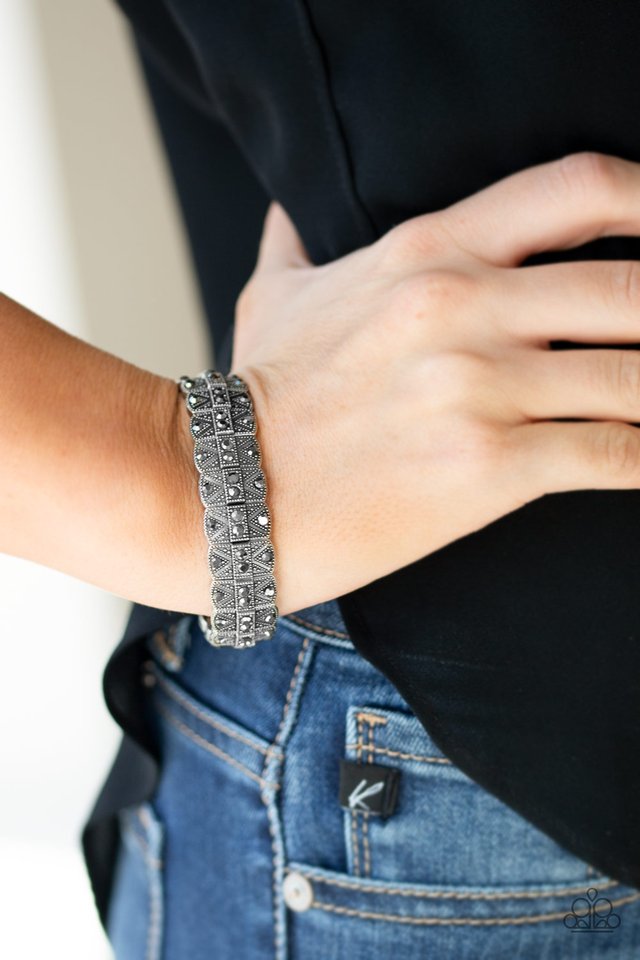 Modern Magnificence - Silver - Paparazzi Bracelet Image