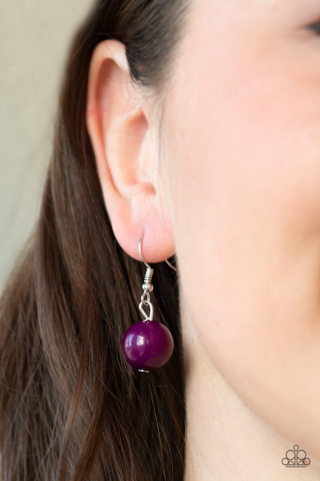 Top Pop - Purple - Paparazzi Necklace Image