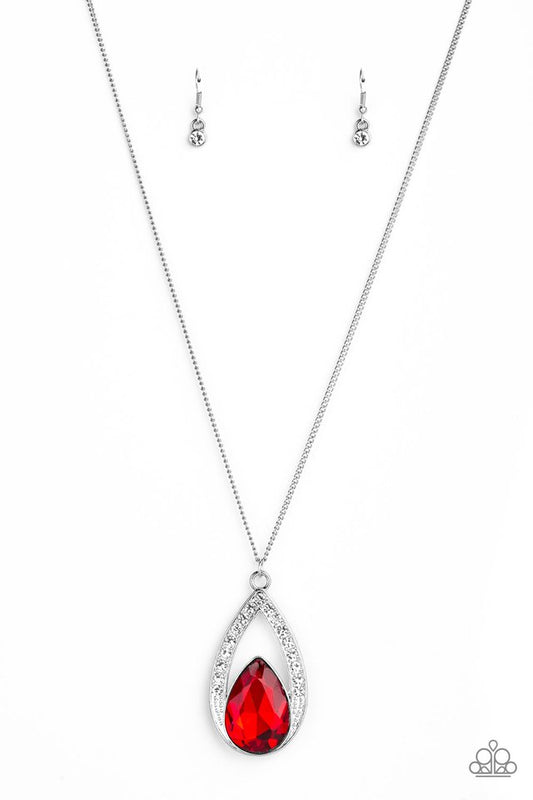 Notorious Noble - Red - Paparazzi Necklace Image