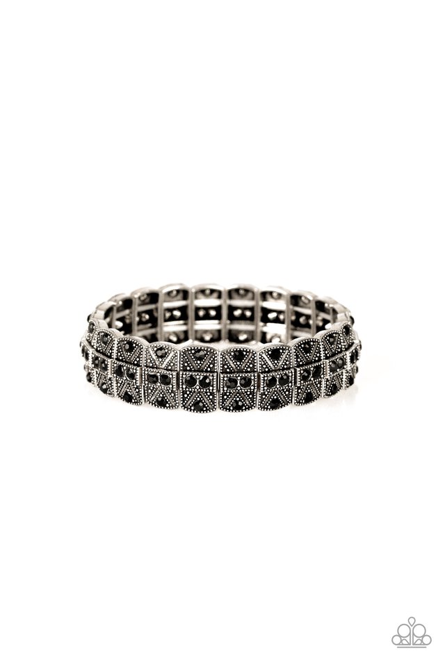 Modern Magnificence - Black - Paparazzi Bracelet Image