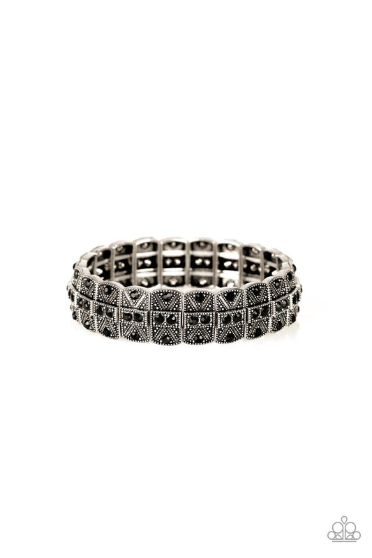 Modern Magnificence - Black - Paparazzi Bracelet Image