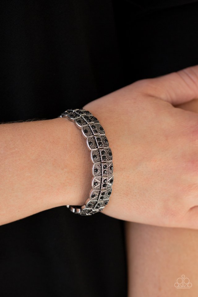 Modern Magnificence - Black - Paparazzi Bracelet Image