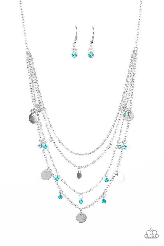 Classic Class Act - Blue - Paparazzi Necklace Image